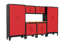 Armadillo Tough 7-Piece Set with Wheels - Red (19R)