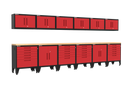 14-Piece Set with Levelers - Red (103R)
