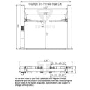 Triumph NT-11 11,000 lb Two-Post Car Lift