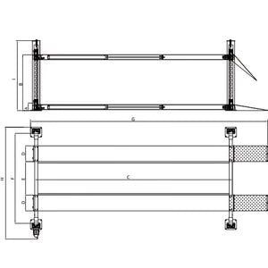 Triumph NTR-32 32,000 lb 4 Post Lift + Two RJ-15 Rolling Jacks Combo