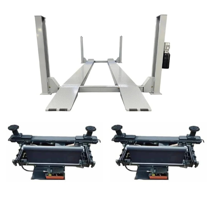 Triumph NTR-32 32,000 lb 4 Post Lift + Two RJ-15 Rolling Jacks Combo