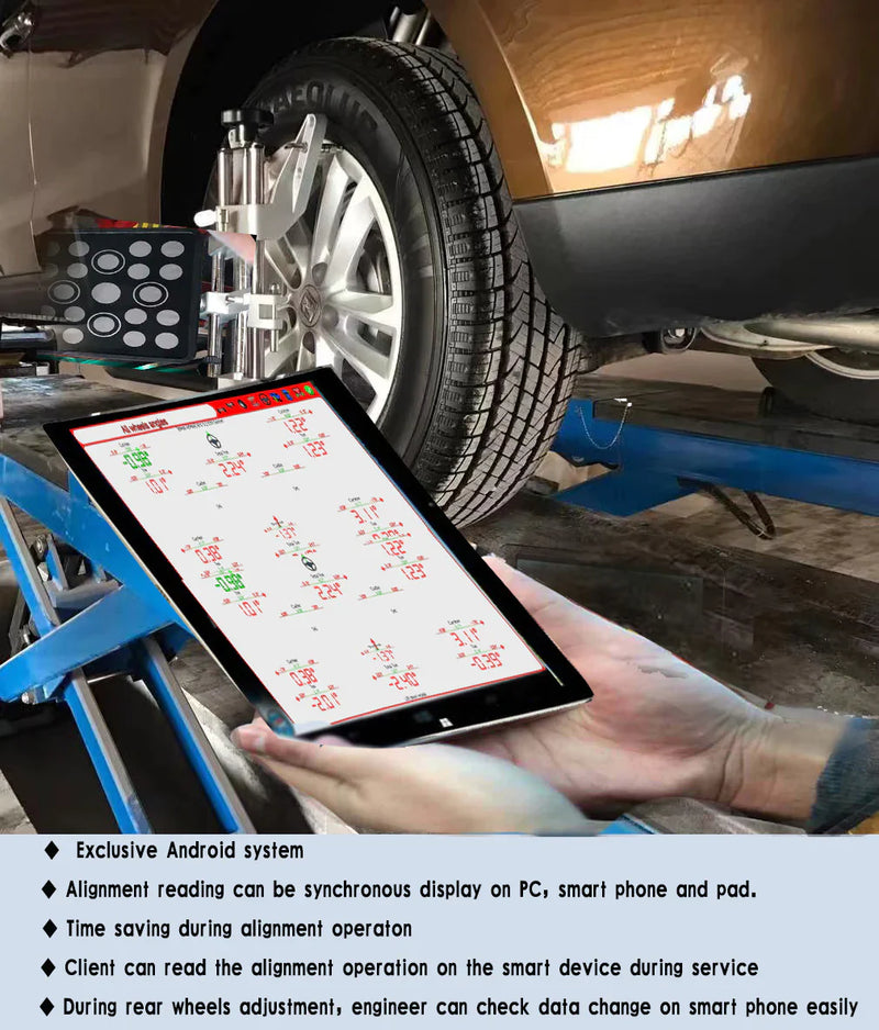 Katool | KT-AV651 Wheel Alignment Machine Works on 2 Post & Scissor Lift