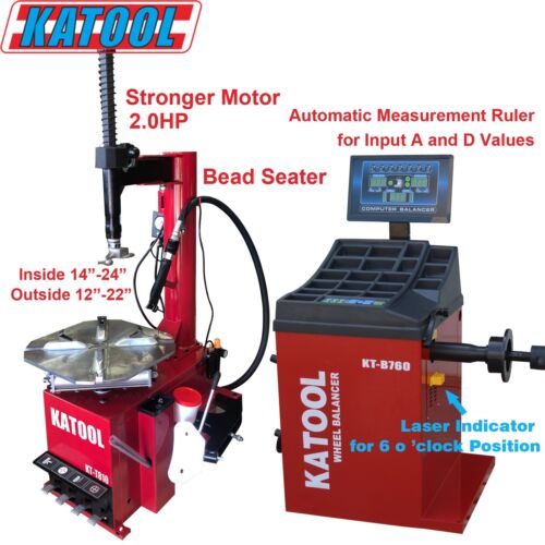 Katool | Tire Changer KT810 & Wheel Balancer KT-B760 Combo