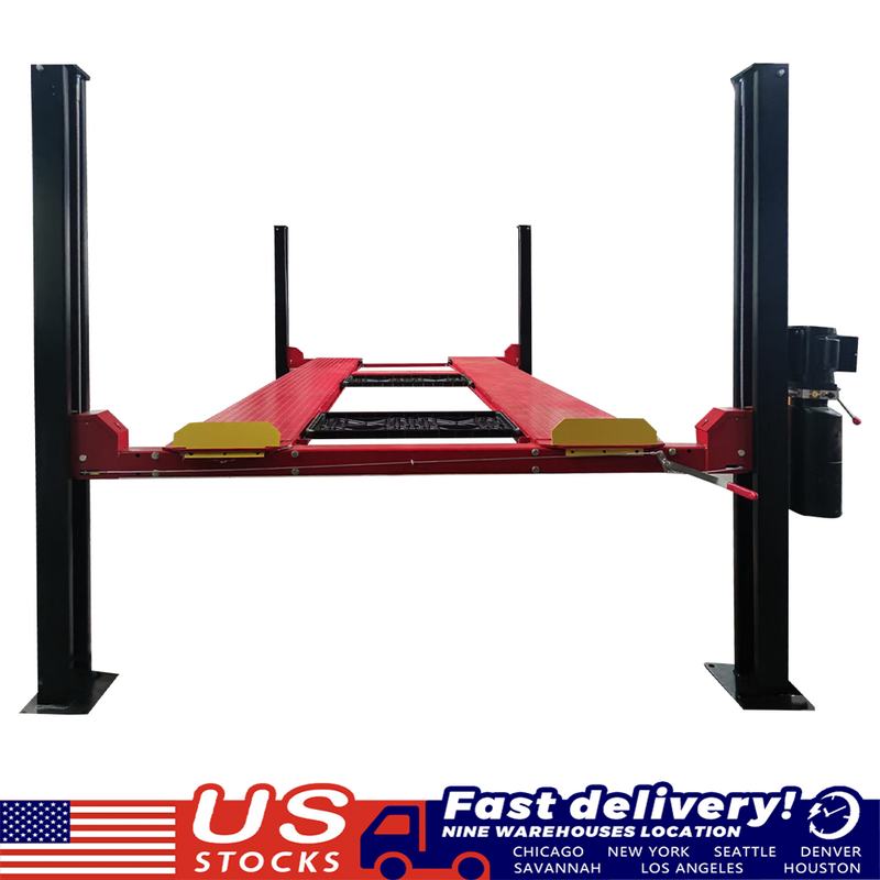 Katool 4H950 9500 Lbs Heavy Duty Four Post Lift Car lift Storage Service 4 Post Parking