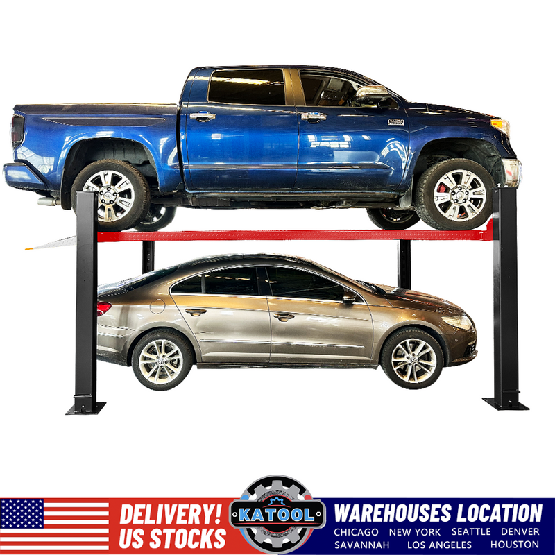 Katool 4H950 9500 Lbs Heavy Duty Four Post Lift Car lift Storage Service 4 Post Parking