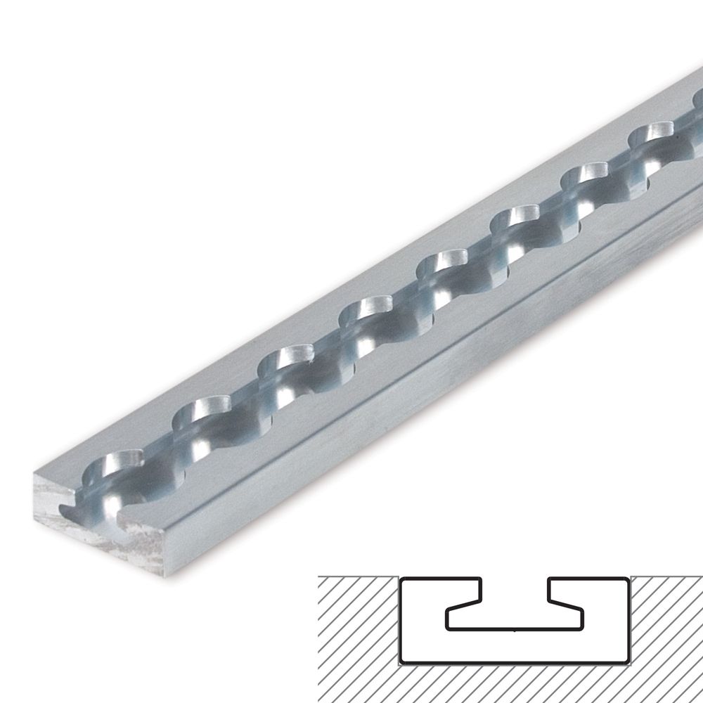 Race Ramps 1' Versatie Surface-Mounted Track with Wide Contour Edge (Series 3)