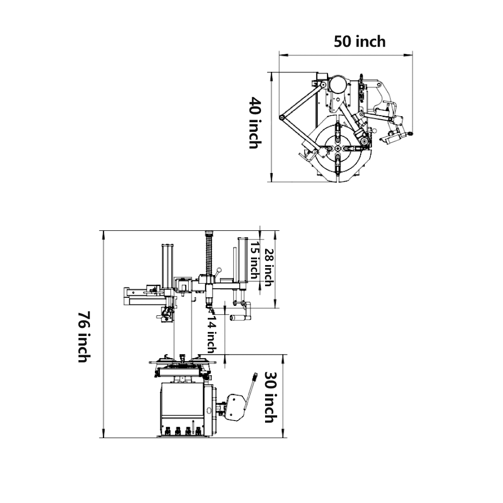 Katool | KT-T830 Tire Changer & KT-B750 Wheel Balancer Combo