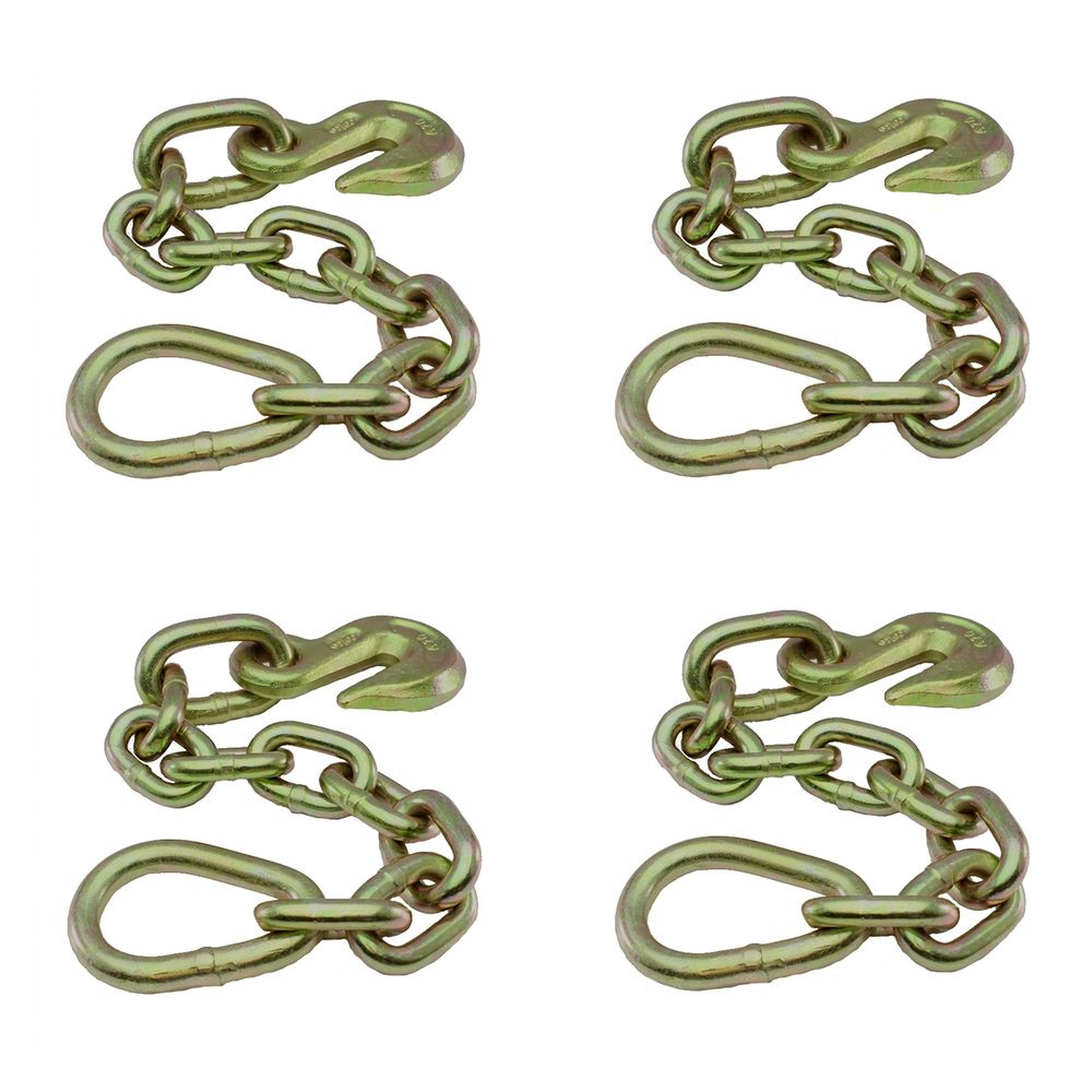18.5" Grade 70 Chain Extension with Forged Grab Hook