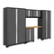 NewAge Bold Series 6 Piece Cabinet Set With Base, Wall Cabinets, 30 in. Locker and 48 in. RTA Locker