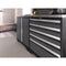 NewAge Pro 3.0 Series 16-Piece Cabinet Set with Lockers, Wall, Tool Drawer, Base, Corner Wall Cabinet and 56 in. Worktop