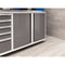 NewAge Pro Series 9 Piece Cabinet Set With Wall, Base, Tool Drawer Cabinet, 56 in. Integrated Shelf and 112 in. Worktop