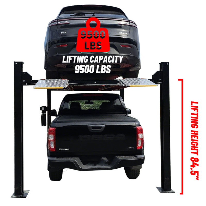 Katool 4H950 9500 Lbs Heavy Duty Four Post Lift Car lift Storage Service 4 Post Parking