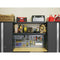 NewAge Bold Series Gray 3 Piece Cabinet Set With Base Cabinets and Slatwall