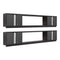 NewAge Bold Series 6 Piece Cabinet Set With Wall Cabinets and 48 in. Display Shelves