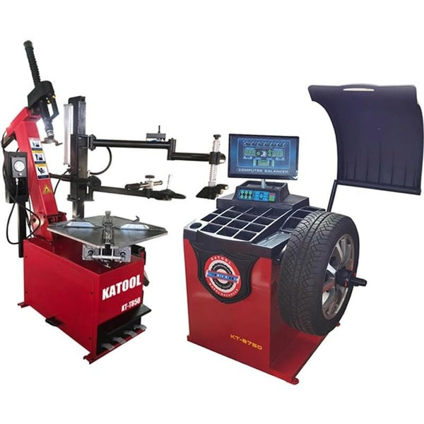 Katool | Tire Changer KT-T850 & Wheel Balancer KT-B750 Combo