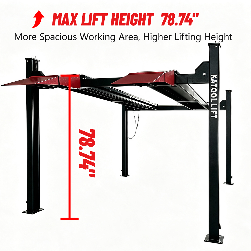 Katool | KT-4M110PA 11000 lbs Four Post Alignment Lift w/ RJ70