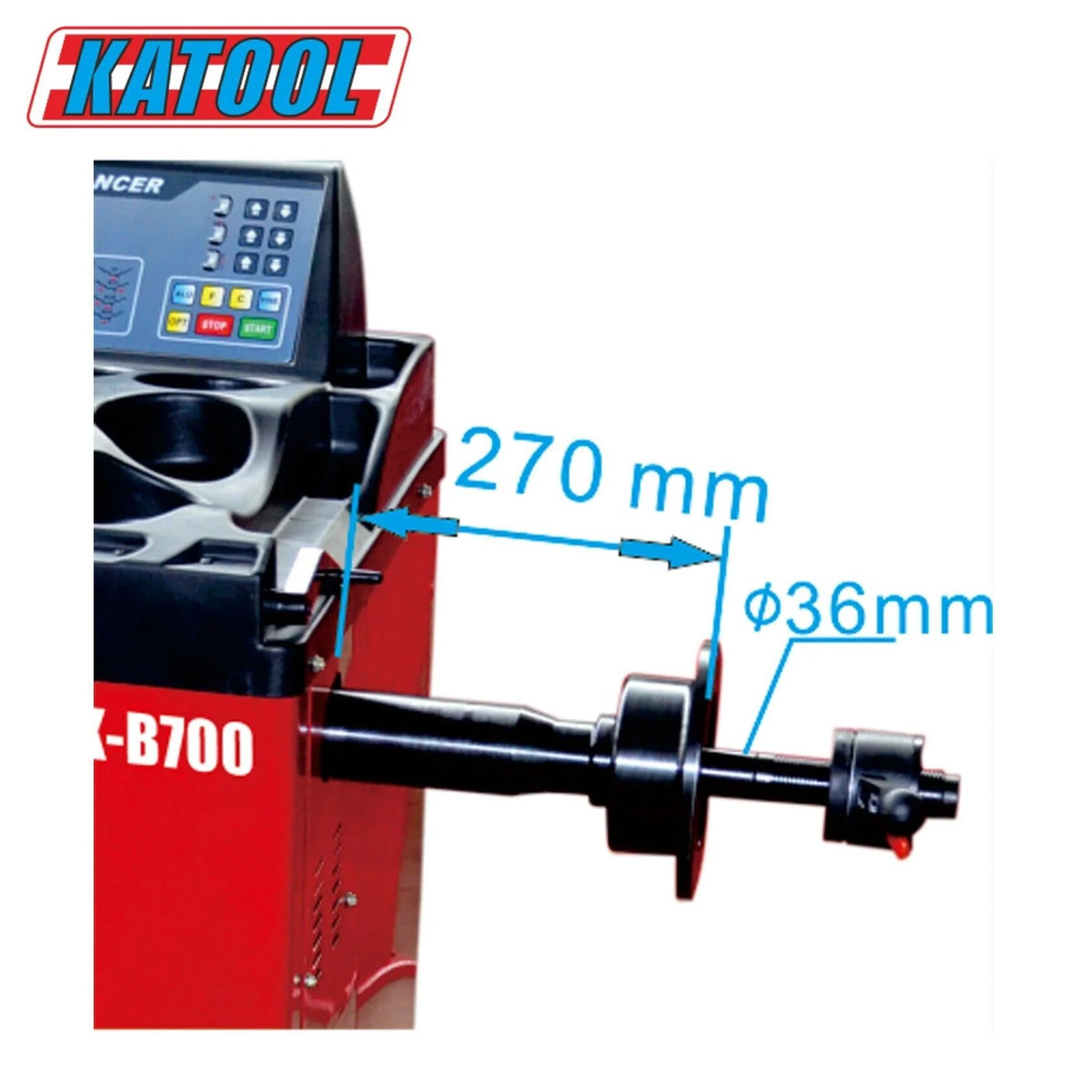 Katool KT-T880 Center Post Tire Changer + KT-B700 Wheel Balancer Combo
