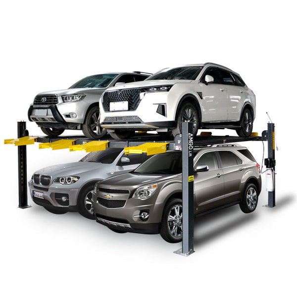 AMGO 409-DPX | Max-Capacity 4-Post Parking Lift for SUVs & Trucks