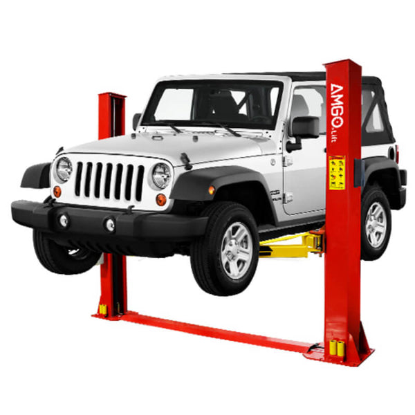 Amgo BP-9X, 9000 lb 2 Post Car Lift - Low Ceiling