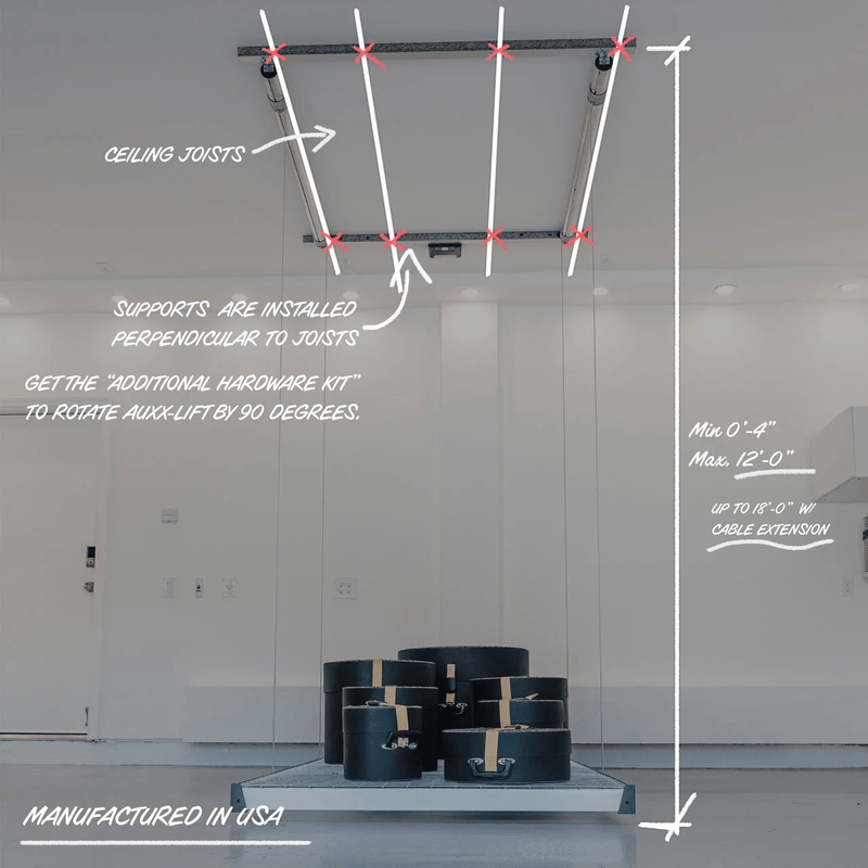 Auxx-Lift | Motorized Garage Storage Platform