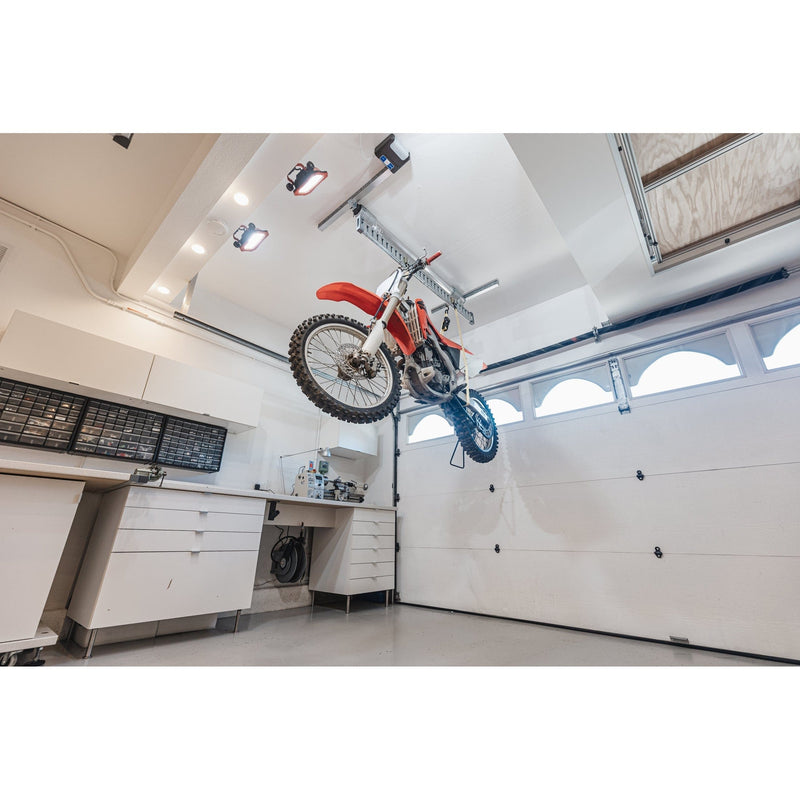 Auxx-One 400 lbs Garage Lift – Perfect for Bikes, Kayaks, Jeep Tops, Canoes, and More