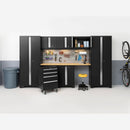 NewAge Bold Series 6 Piece Cabinet Set With Base, Wall Cabinets and 48 in. RTA Locker