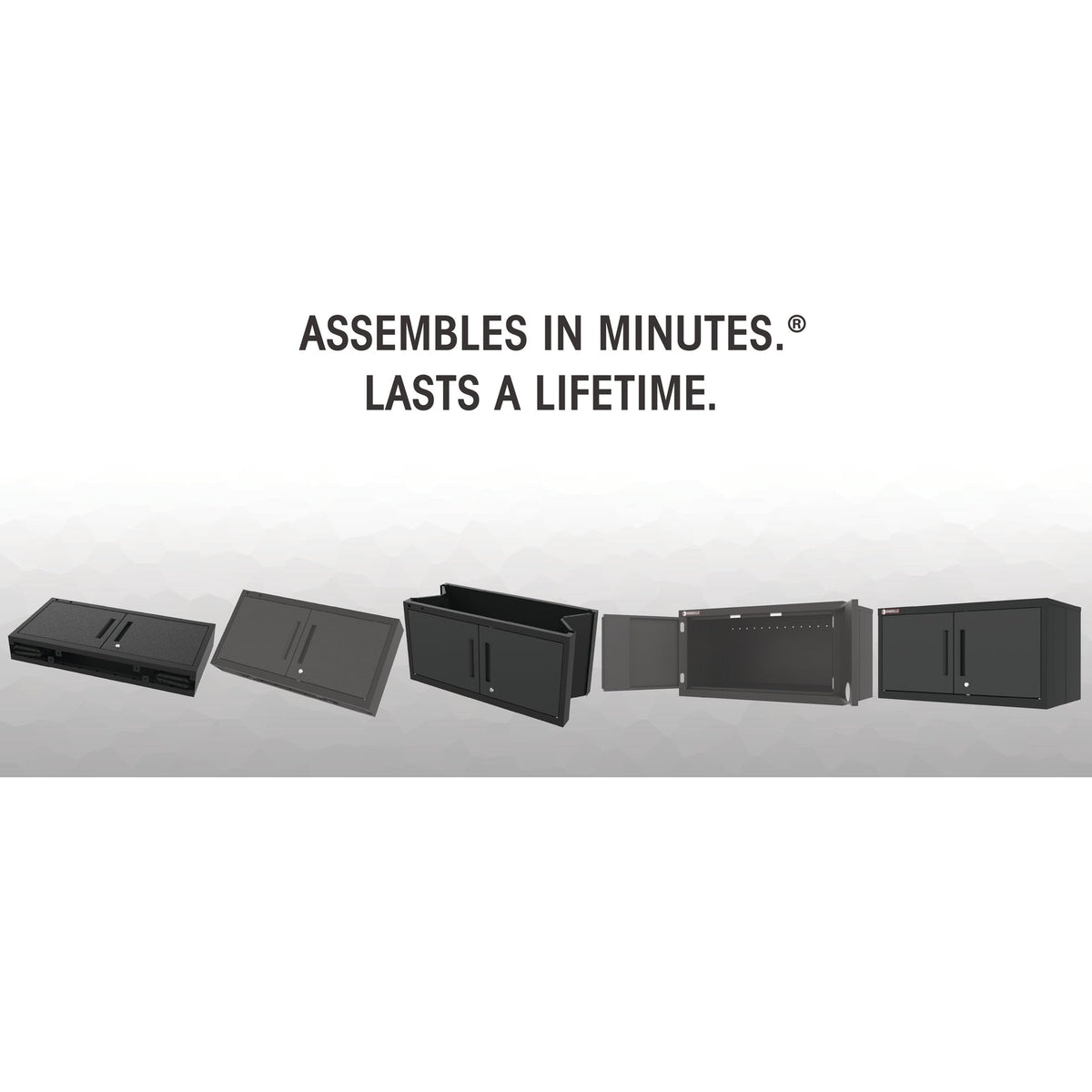 Armadillo Tough Garage Gear Locker Extender in Black