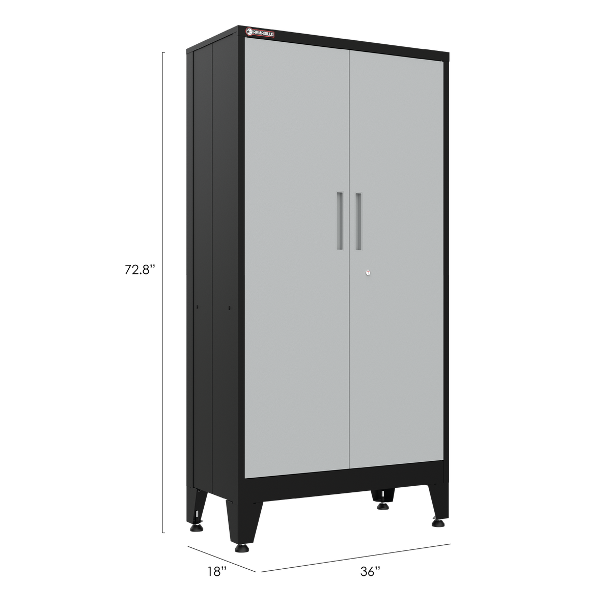 Armadillo Tough Garage Gear Locker in Gray
