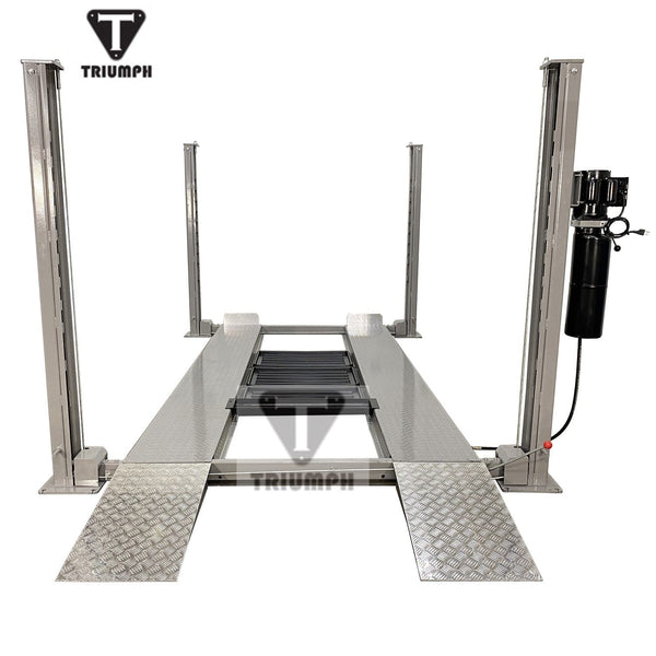 Triumph NSS-8XLT 8,000 lb Four-Post Car Lift for Service and Storage