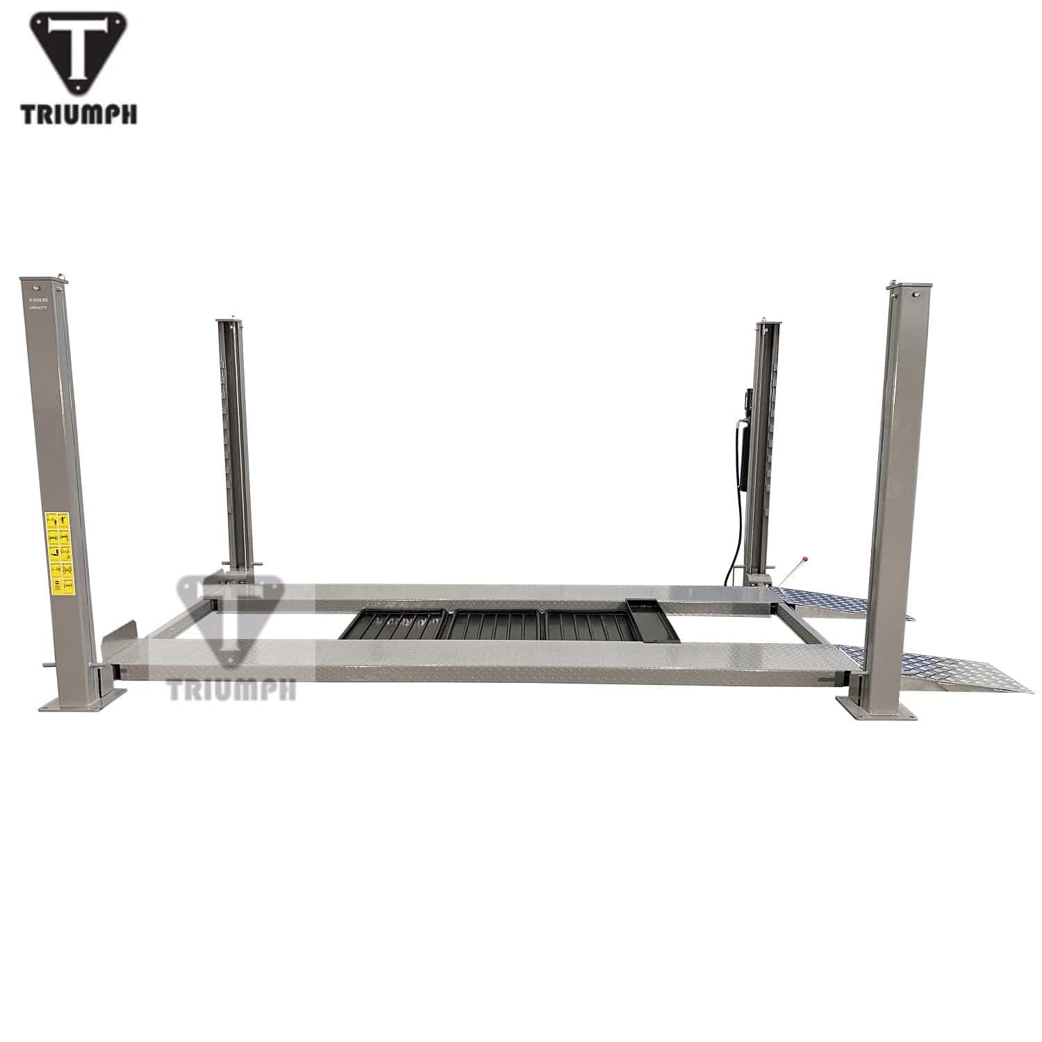 Triumph NSS-8XLT 8,000 lb Four-Post Car Lift for Service and Storage