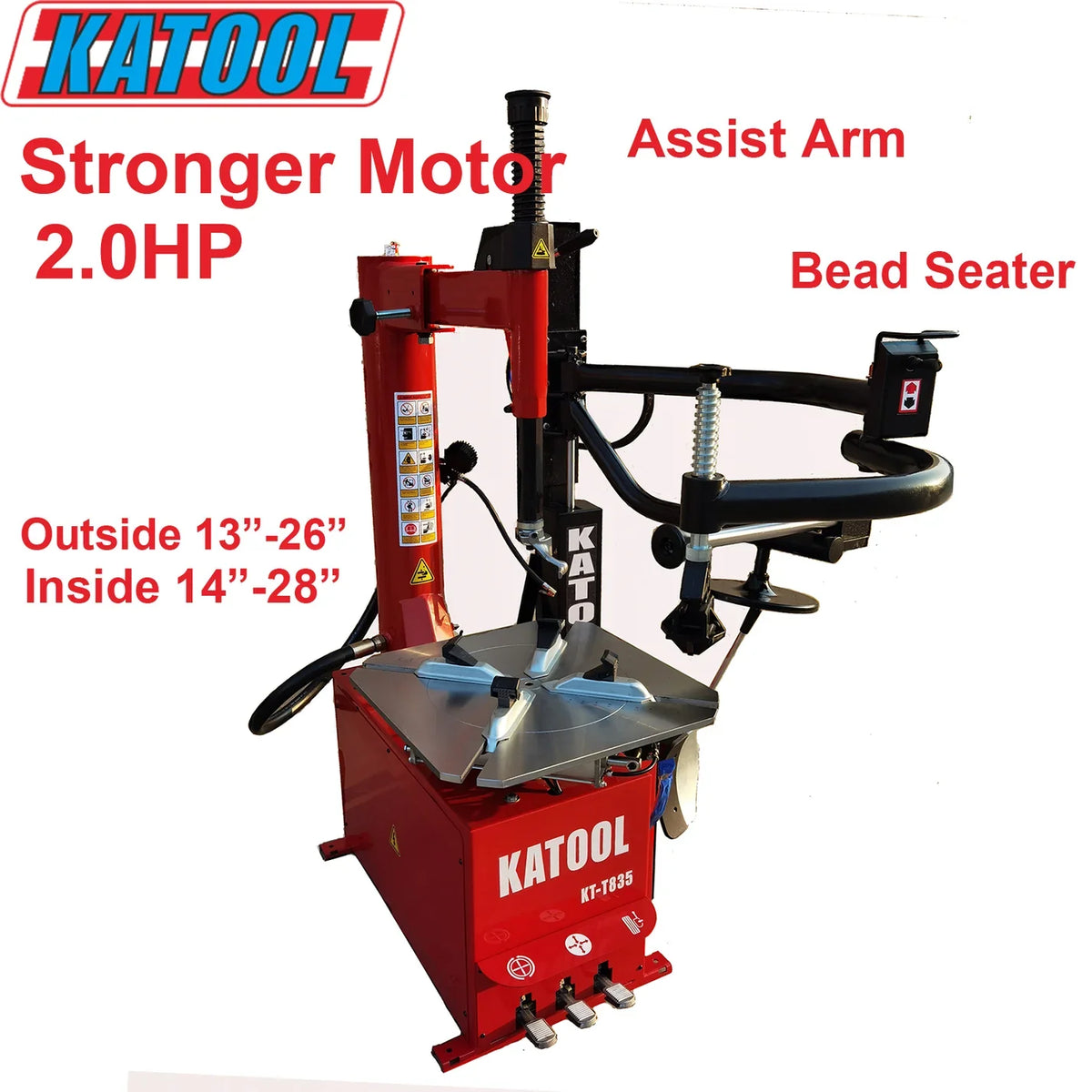 Katool | Tire Changer KT-T835 & Wheel Balancer KT-B760 Combo