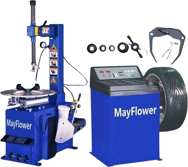 Mayflower Tools 560+680 Tire Changer 1.5 HP and Wheel Balancer Combo New