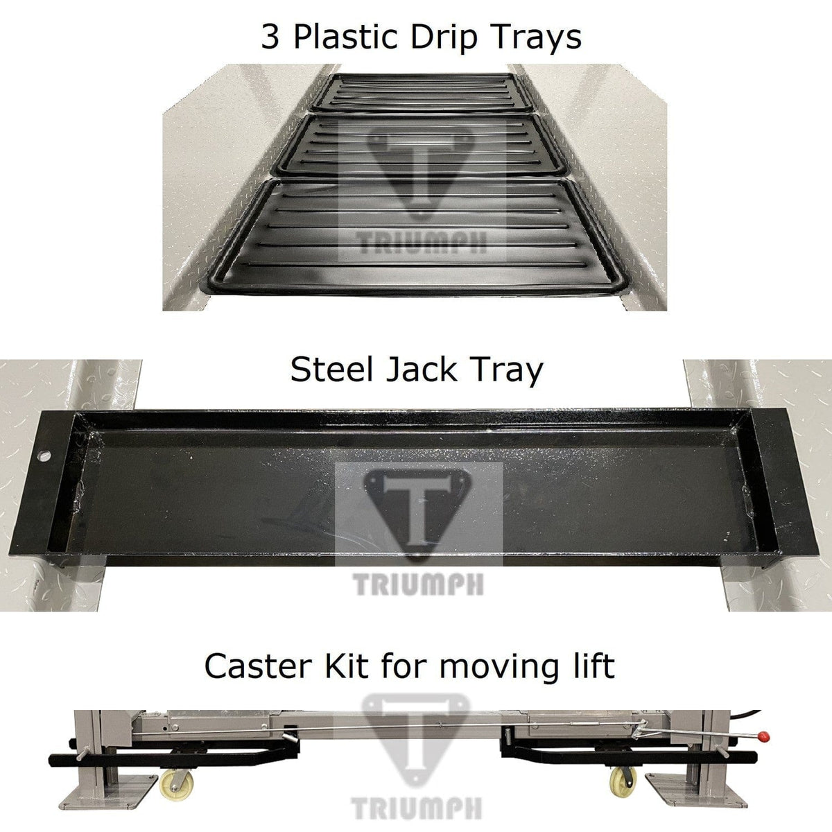 Triumph NSS-8XLT 8,000 lb Four-Post Car Lift for Service and Storage