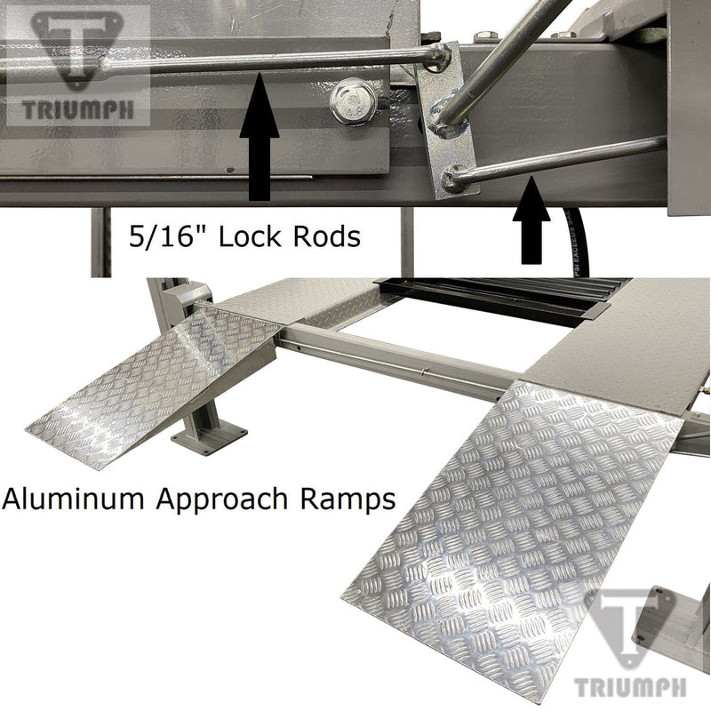 Triumph NSS-8 8,000 lb Four-Post Service and Storage Lift