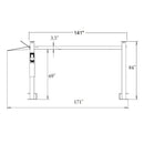 Triumph NSS-8SQ 8,000 lb Short-Length 4-Post Lift