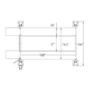 Triumph NSS-8SQ 8,000 lb Short-Length 4-Post Lift