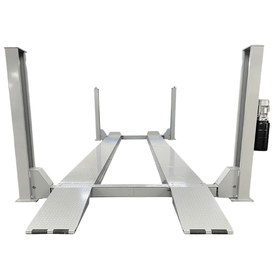 Triumph NTR-16 16,000 lb 4-Post Automotive Lift + Two RJ-9000 Rolling Bridge Jacks