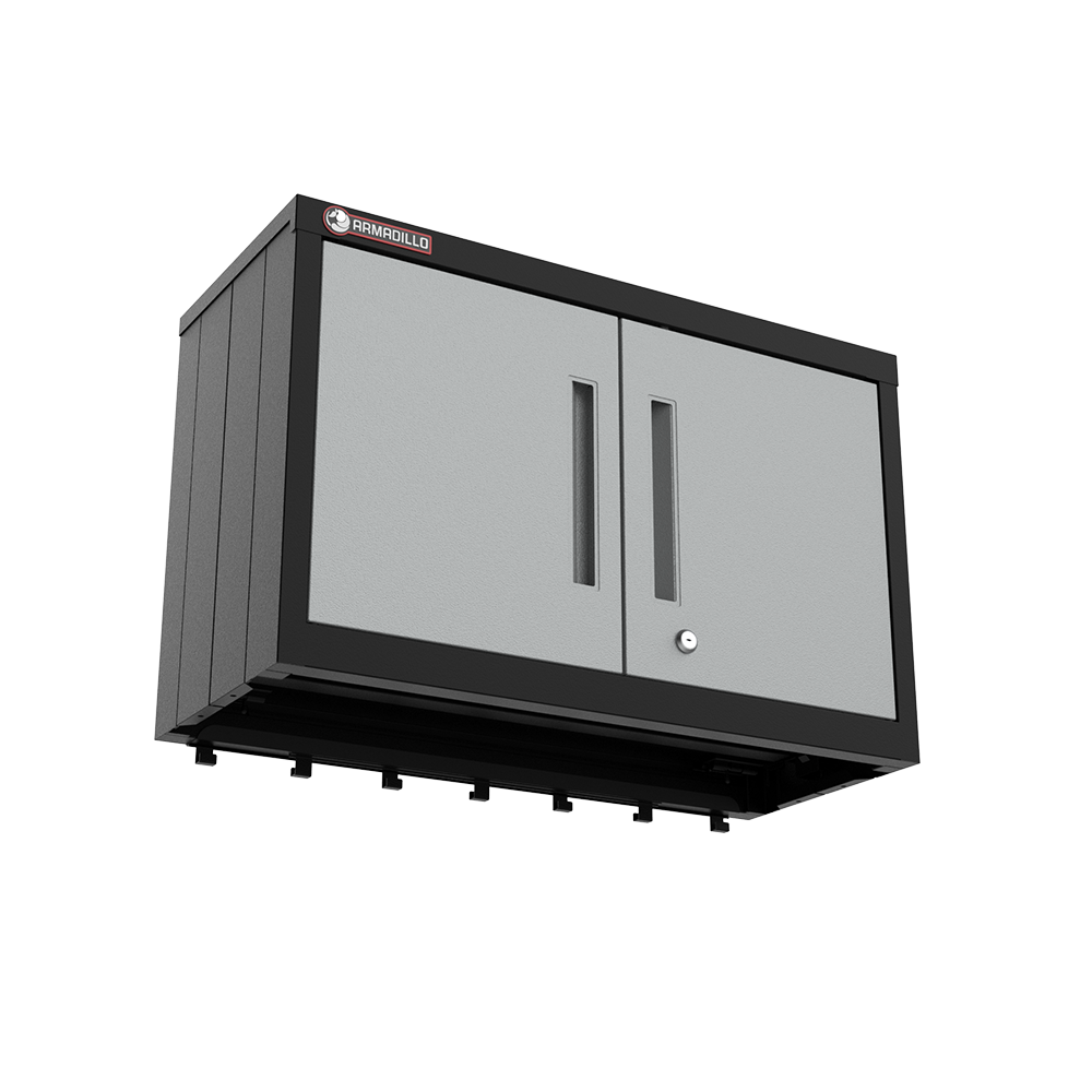Armadillo Tough Garage Wall Cabinet in Gray