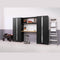 NewAge Bold Series 8 Piece Cabinet Set With Base, Wall Cabinets and 30 in. Lockers