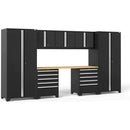 NewAge Pro 3.0 Series 8-Piece Garage Cabinet Set With 2X 5-Drawer Tool Cabinets