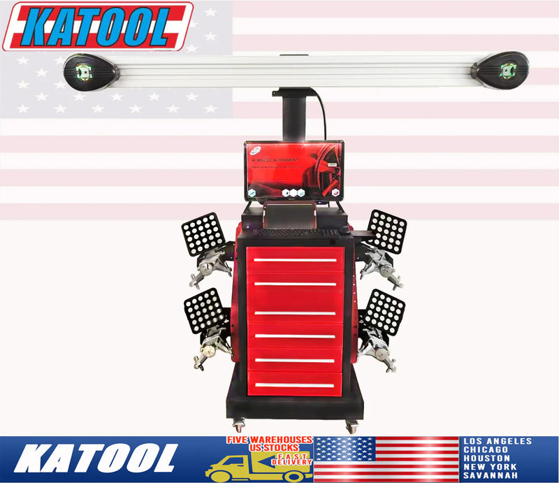 Katool | KT-AV651 Wheel Alignment Machine Works on 2 Post & Scissor Lift