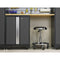 NewAge Bold Series 6 Piece Cabinet Set With Wall Cabinets and 72 in. Display Shelves