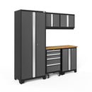 NewAge Bold Series 6 Piece Cabinet Set With Tool, Base, Wall Cabinets and 30 in. Locker