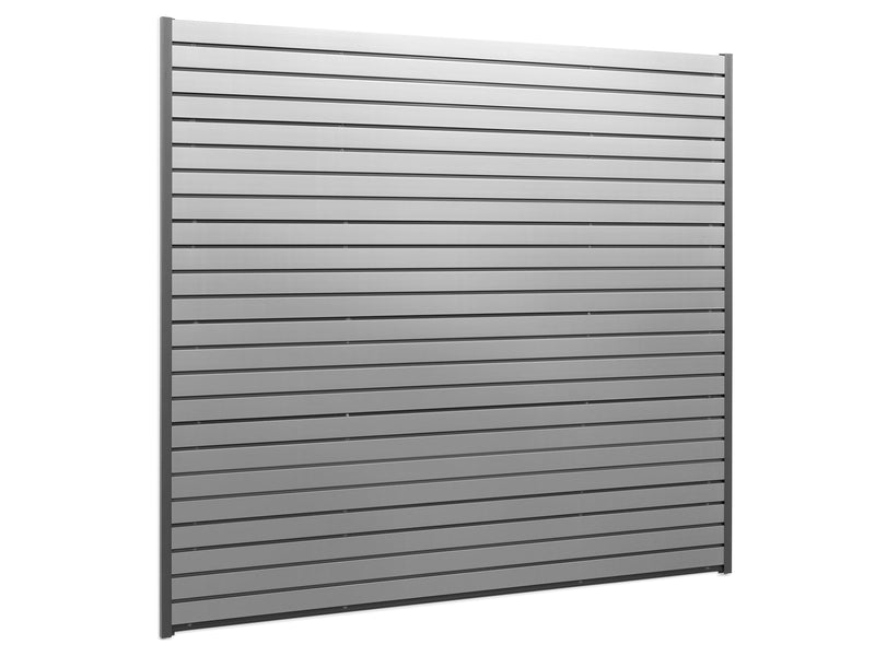 NewAge 40 SQ. FT. PVC Slatwall with 40-Piece Accessory Kit