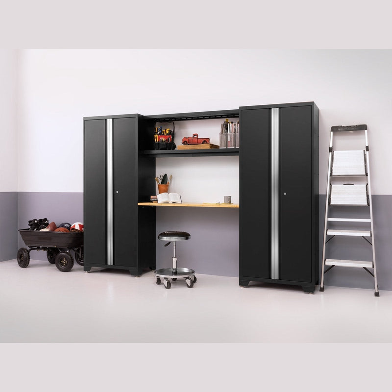 NewAge Bold Series 12 Piece Cabinet Set With Tool, Base, Wall Cabinets and 3 Lockers