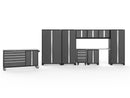 NewAge Bold Series 10 Piece Cabinet Set With Project Cente, Tool Drawer, Base, Wall Cabinet and Locker