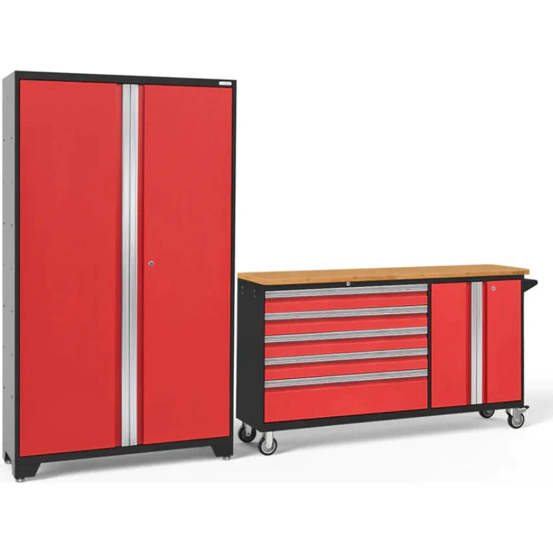 NewAge Bold 3.0 Series 2-Piece Garage Cabinet Set With Project Center