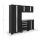 NewAge Bold Series 6 Piece Cabinet Set With Tool, Base, Wall Cabinets and 30 in. Locker