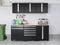 NewAge Pro Series 6 Piece Cabinet Set With Wall, Base Cabinets and Lockers