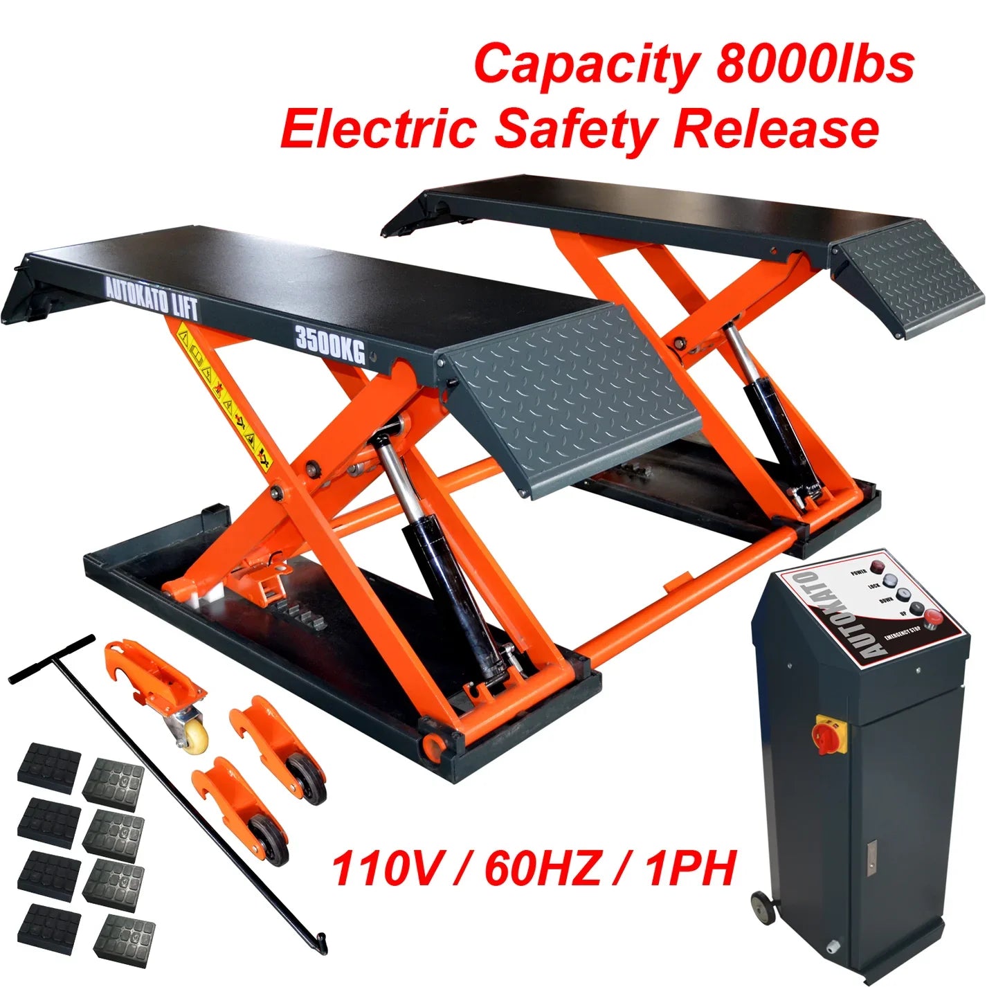 Katool | KT-X80-ELECTRIC Mid Rise Scissor Lift